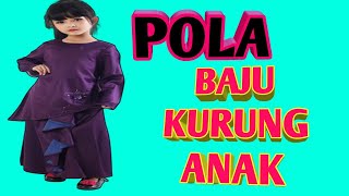 pola baju kurung anak sekolah