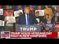 Trump holds Veterans Day rally in New Hampshire | LiveNOW from FOX