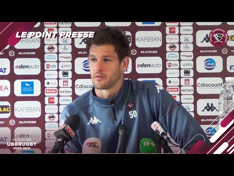 Aperçu de la vidéo « Le point presse avant UBB - Bayonne »