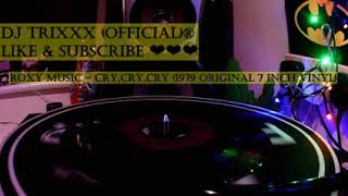 Roxy Music - Cry,Cry,Cry (1979 Original 7 inch Vinyl)