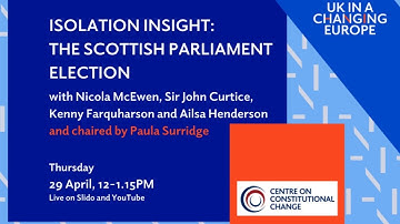 Isolation Insight - The Scottish Parliament election