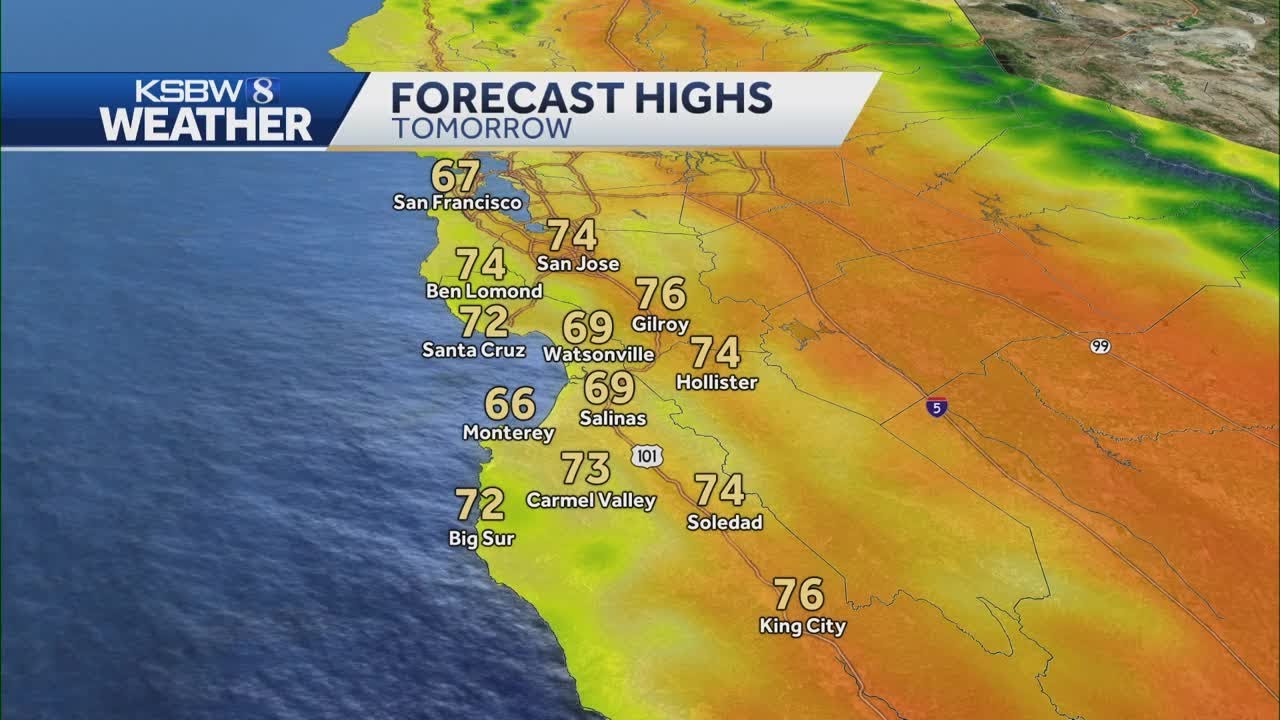 Below average temperatures expected on Friday - YouTube