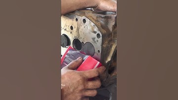 Testing valves water leak down after lapping #short #shorts #video #shortsvideo #shortsfeed #reels