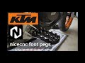 KTM 690 Enduro R nicecnc foot pegs