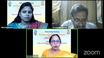 Day-1: National Online Workshop on “Data Analysis and Reference Management in Research”