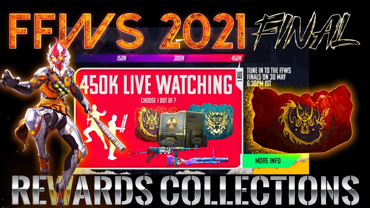 FFWS 2021 Final : Live Watching Milestone Rewards Collection | FF World Series | Garena Free Fire 🔥