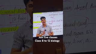Class 8 to 12 biology! Join live classes #class10science #education #classxi