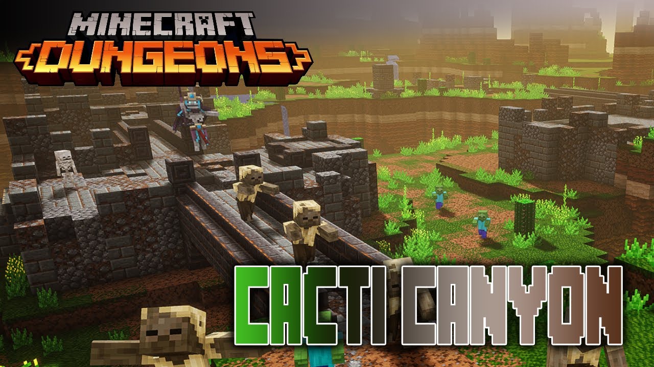 Minecraft Dungeons: Ep 4 - Cacti Canyon - YouTube