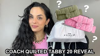 Coach Quilted Tabby 20 Reveal / Am I Keeping it?? | elle be |