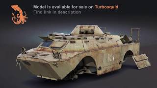 Creating Rusty Texture of BRDM-2
