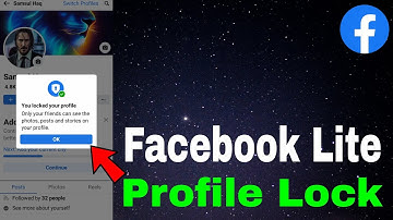 how to lock your profile on facebook lite  | how to lock facebook lite profile new update