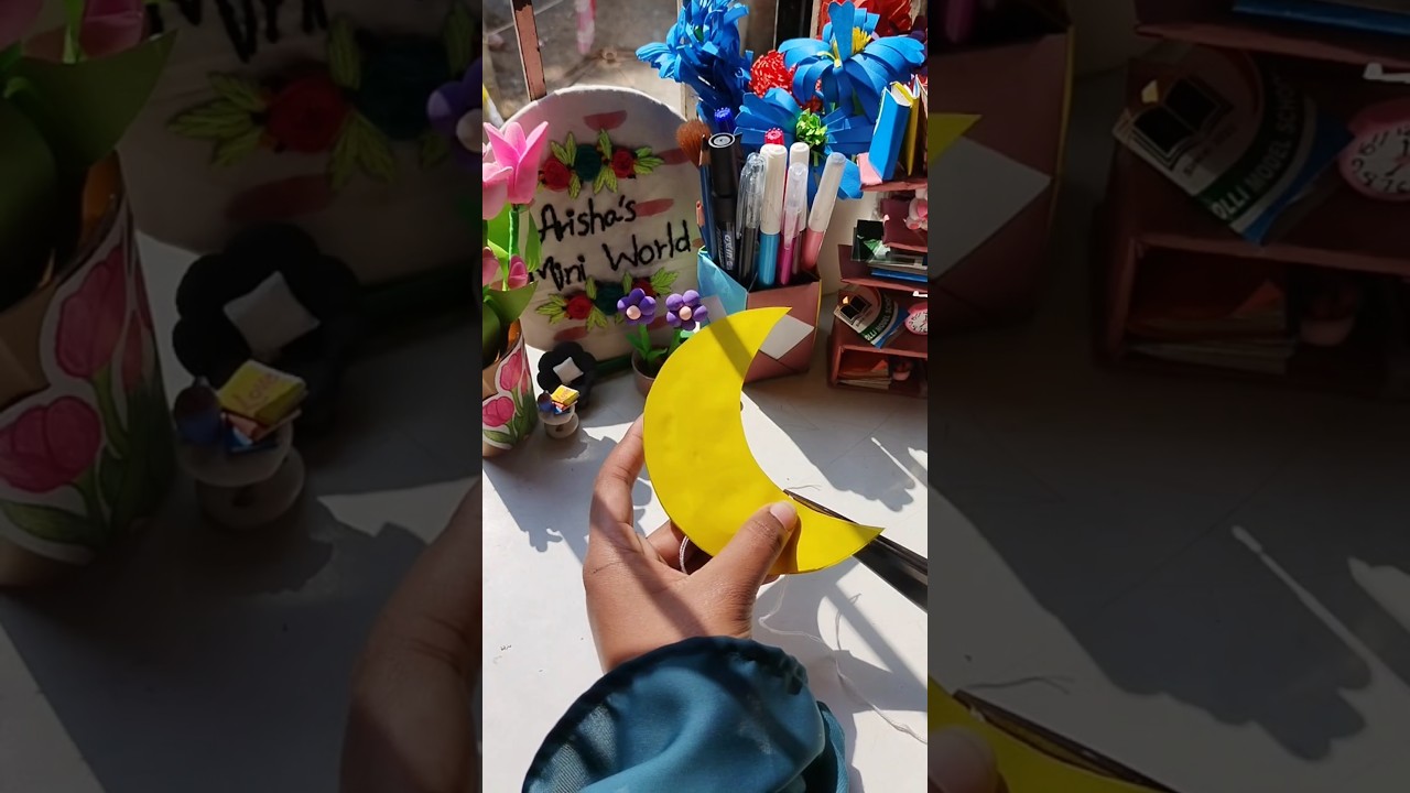 DIY Ramadan special paper craft 🌙✨ 