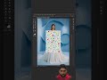 Photoshop Displacement Map Trick 👗 | Dress Design Realistic Effect | Step-by-Step Hindi 🚀✨ #shor