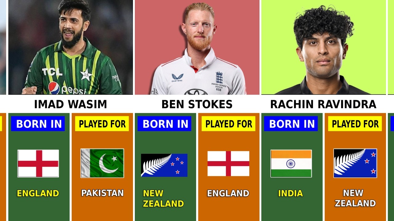 Famous Cricketers Who Did Not Play For Their Country of Birth