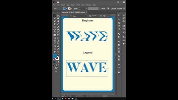 Font Wave Effect in Adobe Illustrator | Typography Design Tutorial #shorts #foryou  #graphicdesign