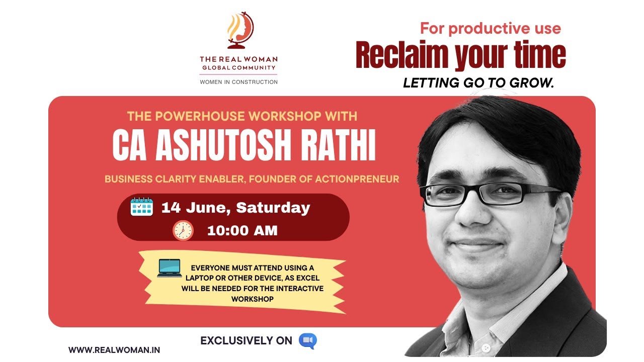 🎥 WATCH NOW – RECLAIM YOUR TIME: Letting Go to Grow 🌸by Ashutosh Rathi ...