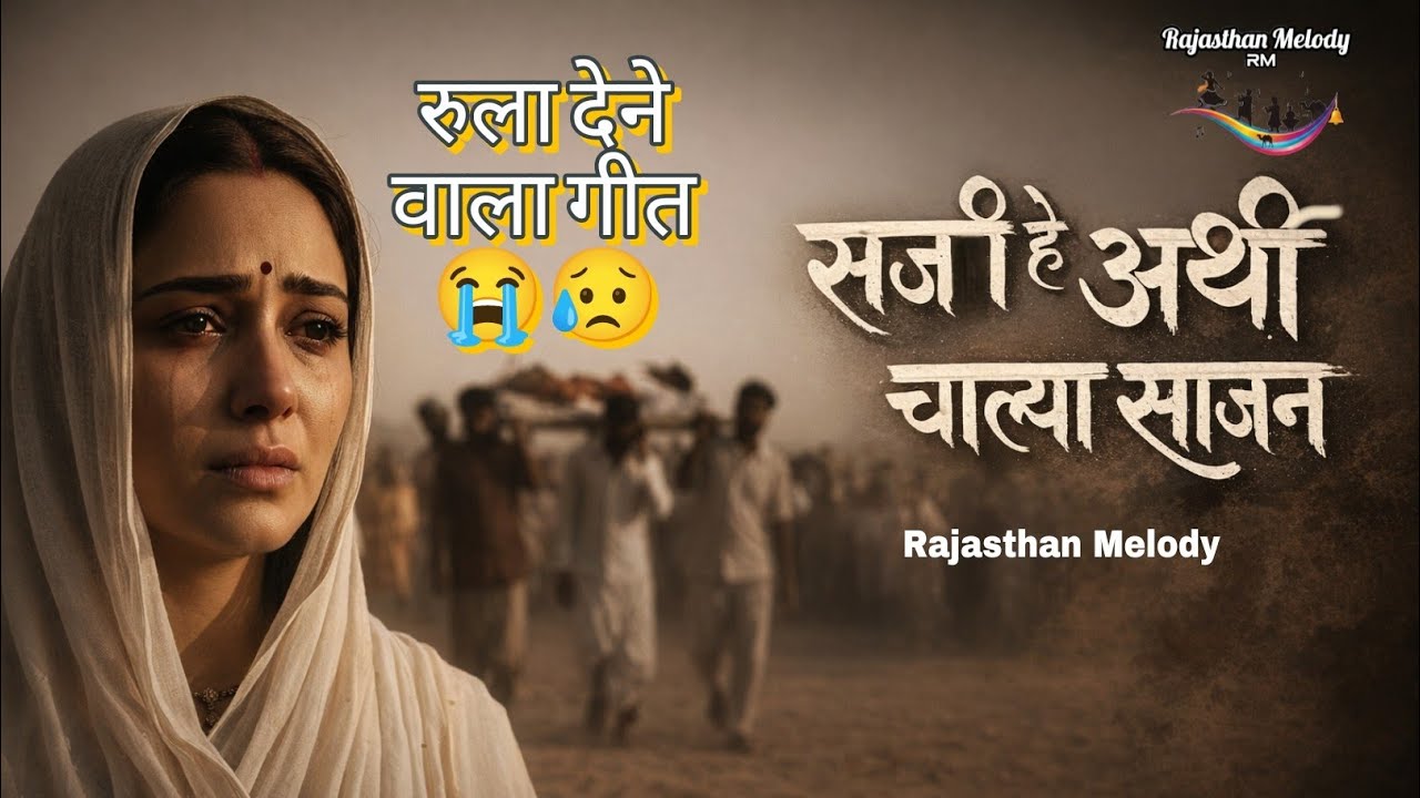 सजी है अर्थी चाल्या साजन 😭😥 राजस्थानी विरह गीत। Rajasthan Melody 