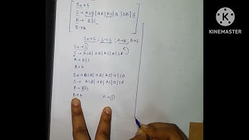 EXAMPLE OF CHOMSKY NORMAL FORM(CNF)