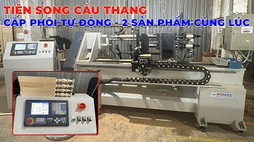 Máy Tiện CNC Tiện 2 Song Cầu Thang Cùng Lúc Cấp Phôi Tự Động - SMQH 1500 2 AF