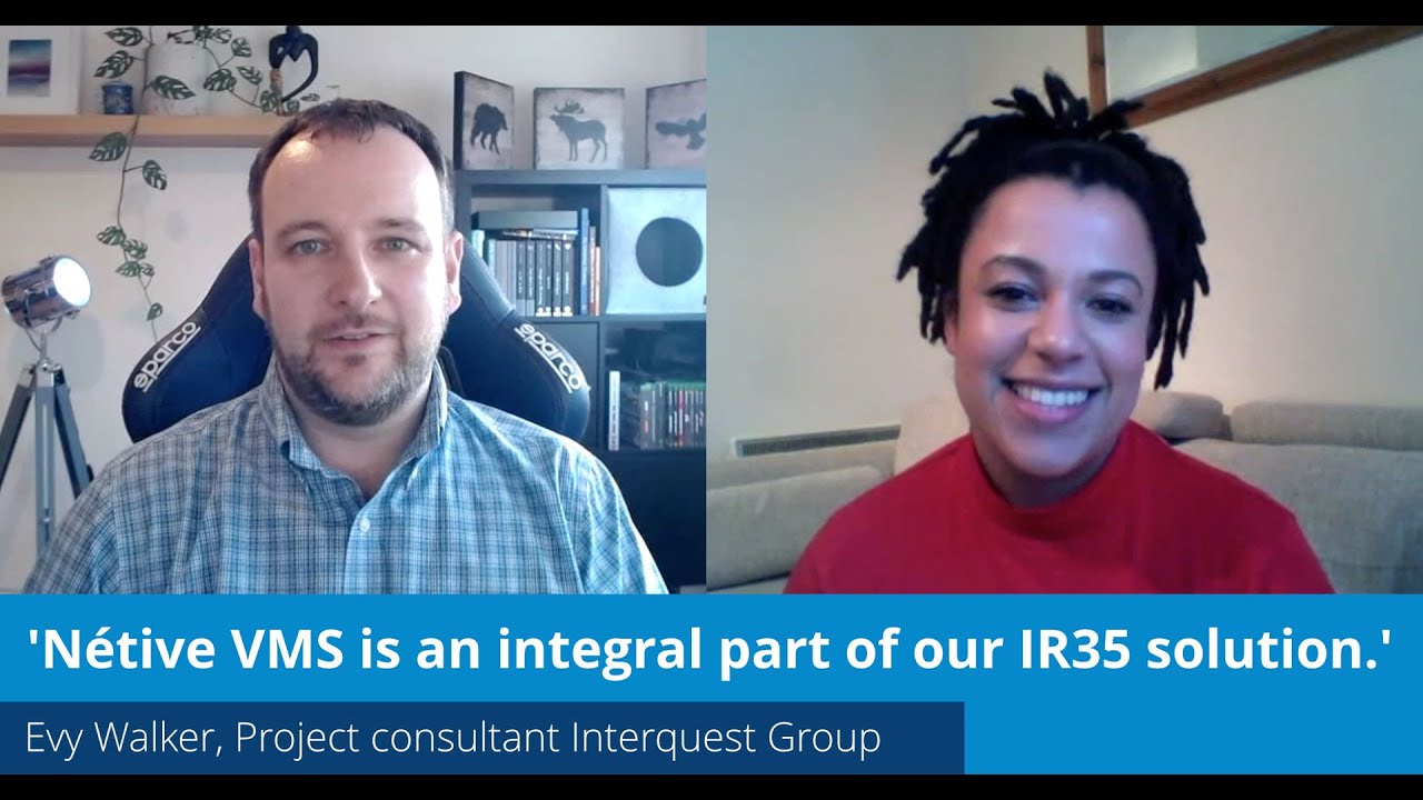 Testimonial IR35 support of Nétive VMS: Evy Walker, Project consultant Interquest Group