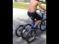 Finally riding a bike!