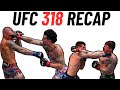 Max Holloway Would Beat Topuria ! UFC 318 Recap