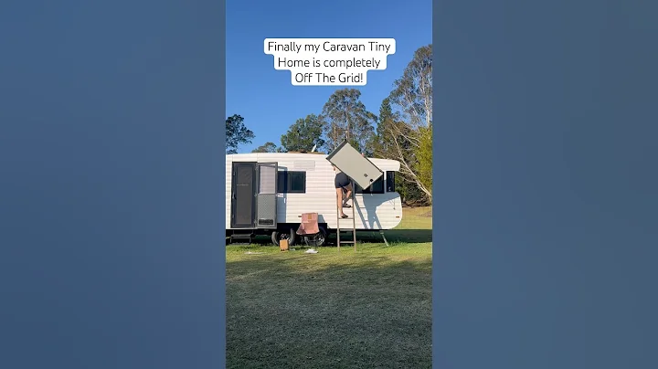 Off The Grid Tiny Home! #caravan #diy #tinyhouse #caravanrenovation #diyprojects #vanlife