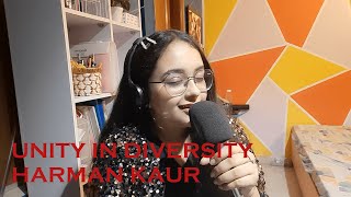 UNITY IN DIVERSITY | HARMAN KAUR | MATH-O-RAP | UTSAV 2021