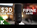 30 budget microphone  fifine k669b  is it any good  raw  processed audio samples