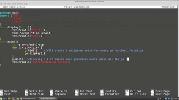 Go (golang) Tutorials - Concurrency Waitgroups