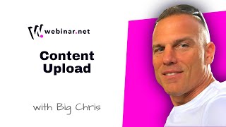 Celebrity How to Upload Content to your Webinar | Webinar.net tutorial Wealth