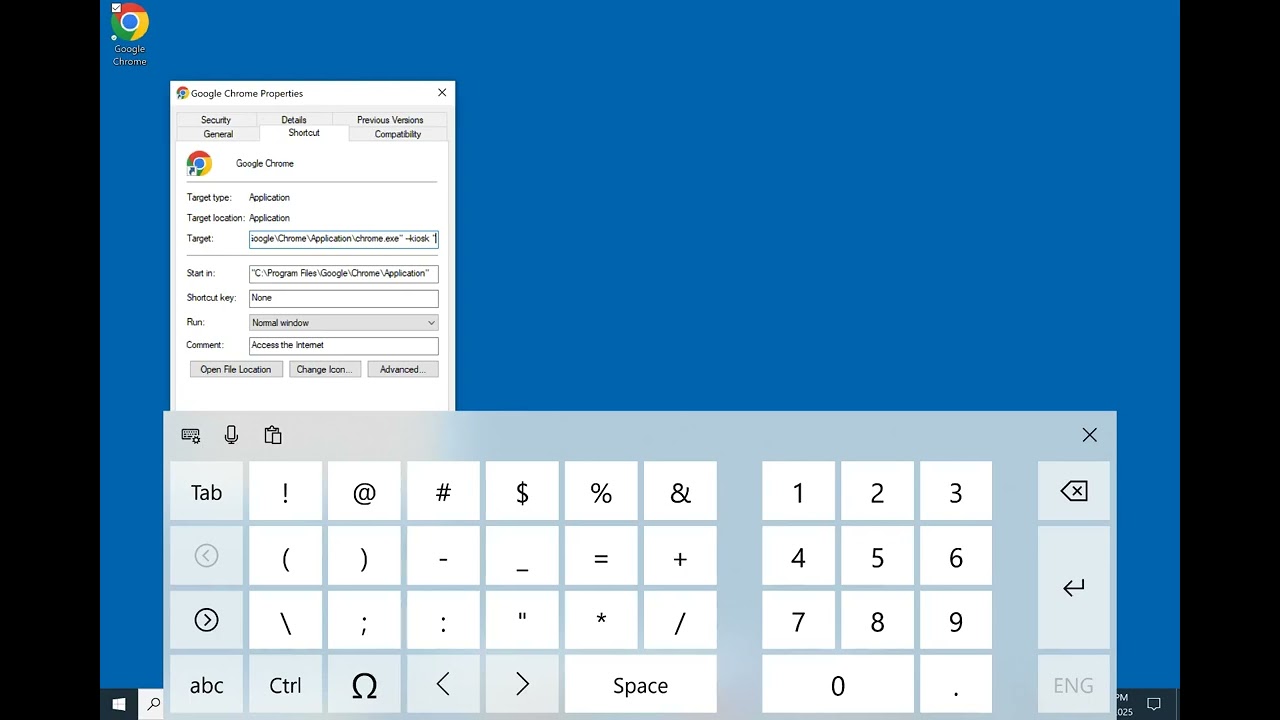 Setting Up Kiosk Mode with a Chrome Browser
