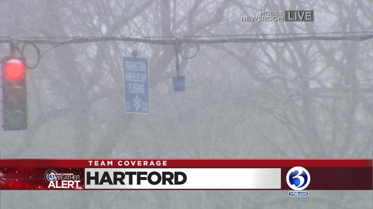 VIDEO Hartford schools close for a second day as crews clear roads