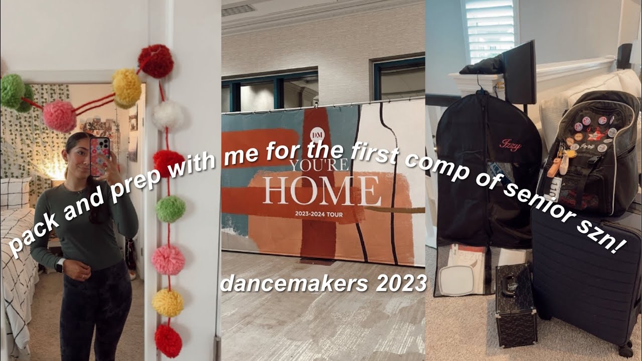 pack and prep with me for the first dance competition of the season
