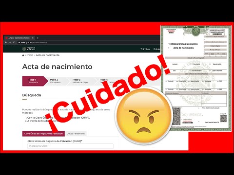 ¡Fraude con Actas de Nacimiento! www.registrocivil-actas.com