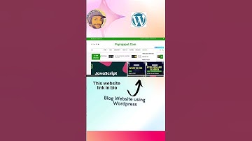 Blog Website Template using WordPress. #shorts