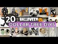 20 DOLLAR TREE HALLOWEEN DIYs | Easy and Spooky Halloween Decor Compilation