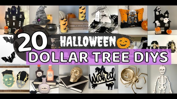 ???? DOLLAR TREE HALLOWEEN 2024 DIYs | Easy and Spooky Halloween ...