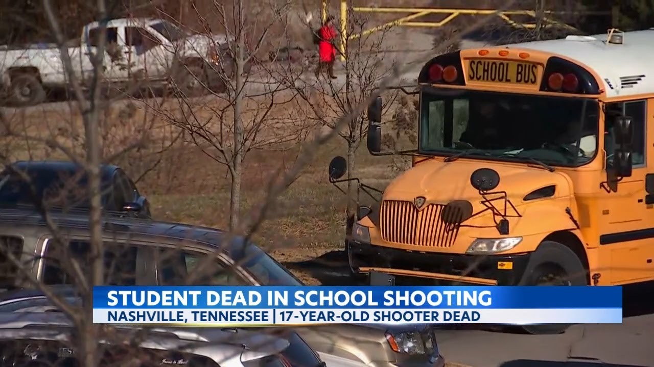 Nashville school shooting leaves 2 injured and 1 dead - YouTube