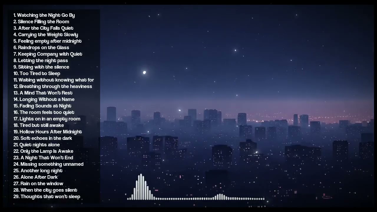 Sad Lofi Beats for Late Nights | Lonely, Slow & Quiet Thoughts
