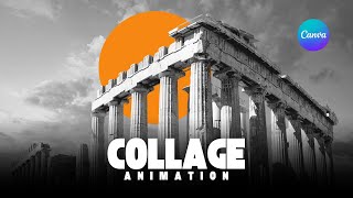 How to Make Stunning Collage Animation in Canva | Step-by-Step Tutorial (2025)