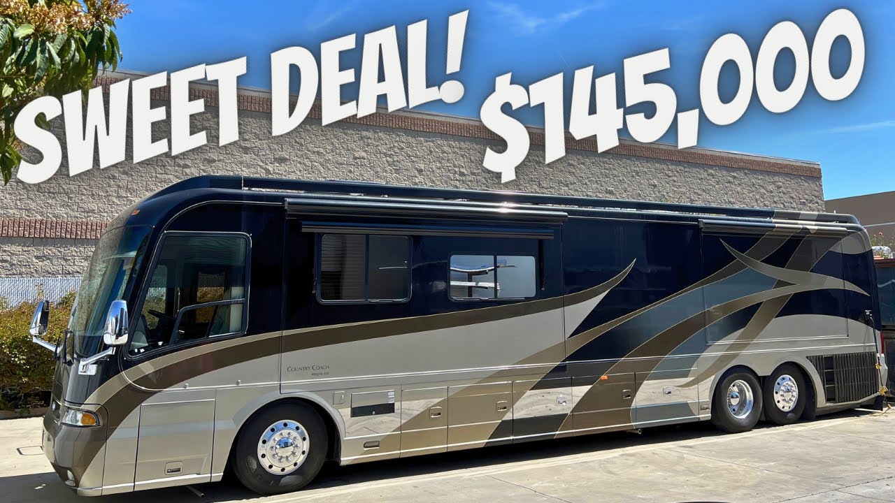 What makes this 2008 Country Coach Magna so cheap?