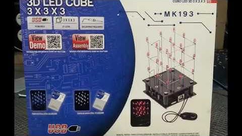 Velleman MK193  3x3x3 Led Display