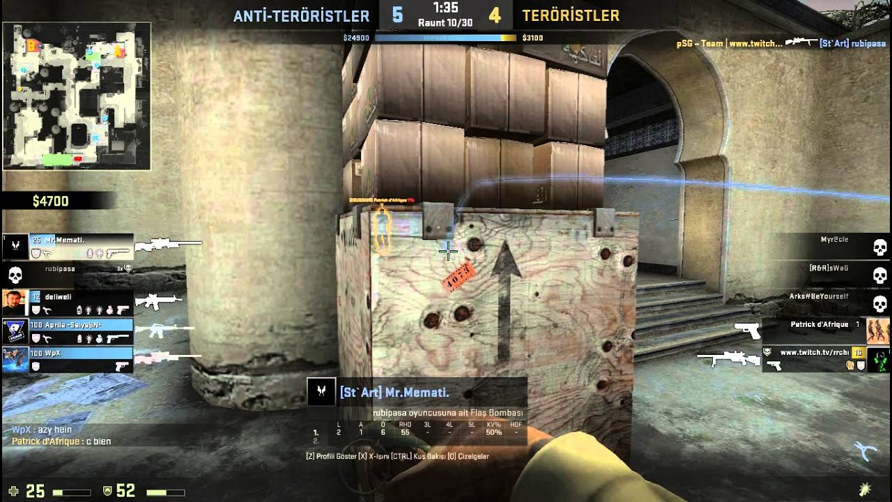 Cs Go Flash bomb kill( dust 2 ) Mr.Memati - YouTube