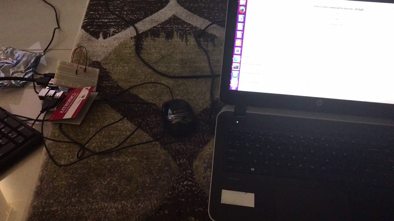Web Based Speech Recognition Light Controller Using Raspberry Pi Demo ...