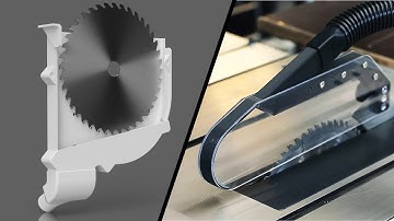 How I re-engineered my Table Saw Dust Collection from Scratch using 3D Printing