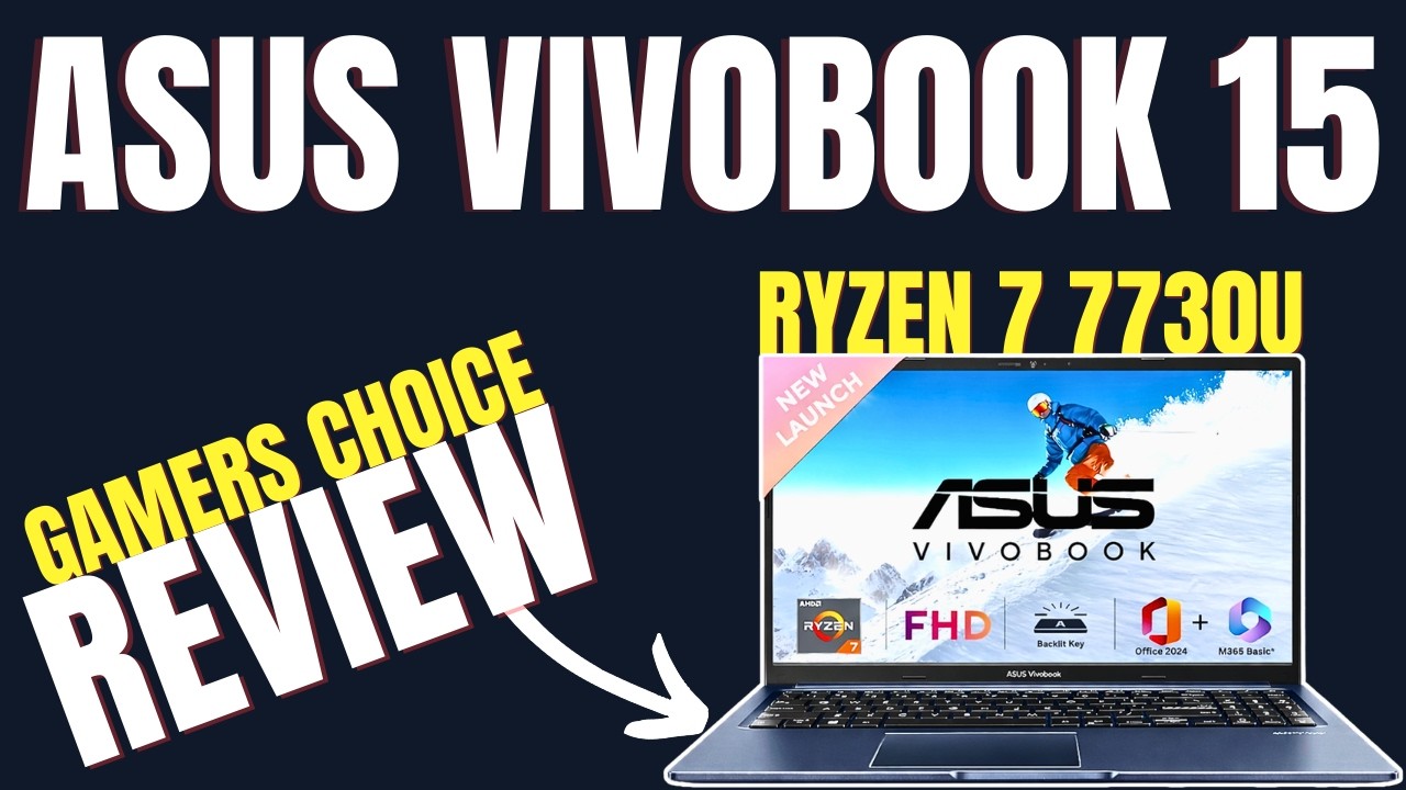 ASUS Vivobook 15 Ryzen 7 7730U Review 🎮 - YouTube