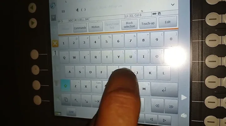 KUKA robot how to call program in cell (master)