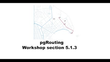 pgRouting: Video of Workshop section 5.1.3 : GCI