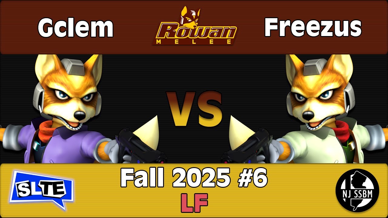 Rowan SSBM Fall 2025 #6: Gclem (Fox) Vs. Freezus (Fox) - LF - YouTube
